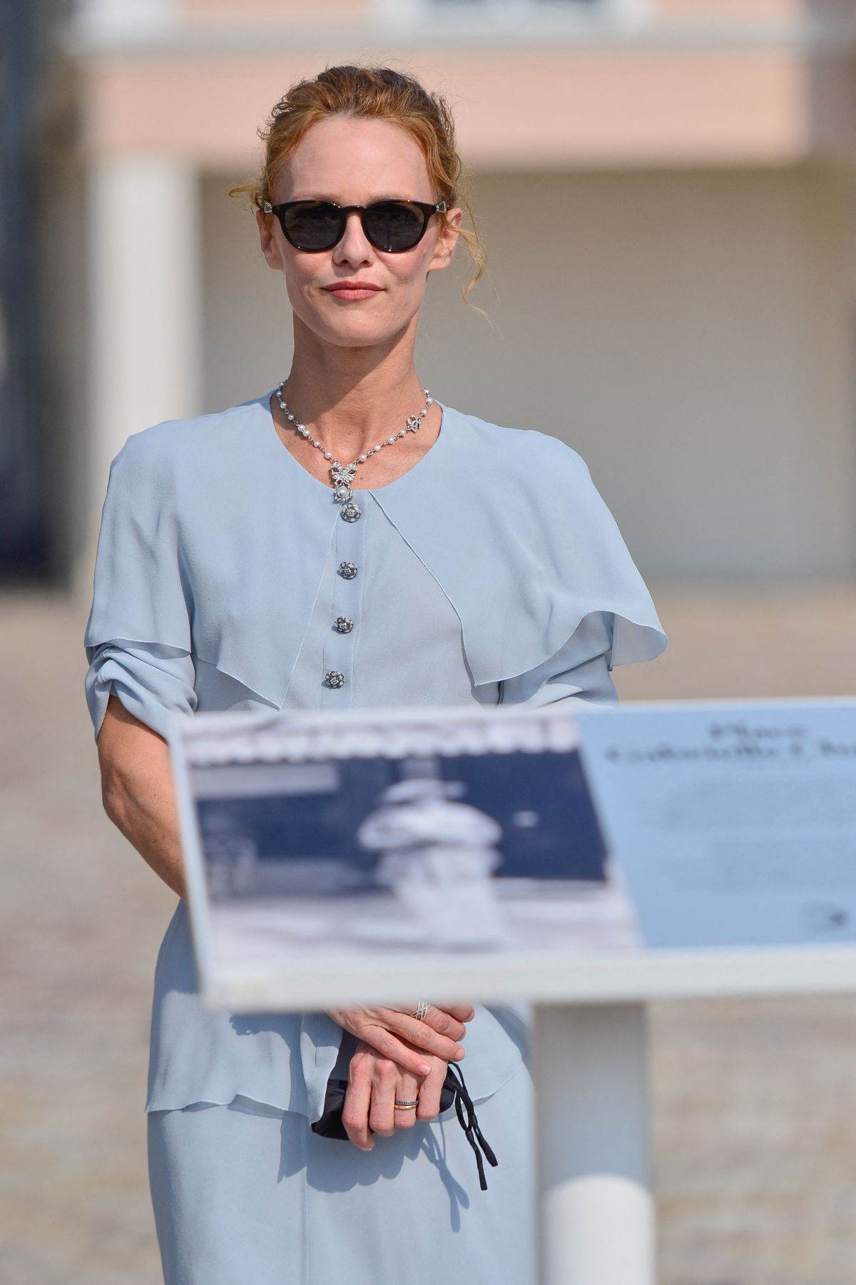 Vanessa Paradis à l'inauguration de Gabrielle Chanel Square
